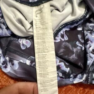 Floral Patterned Activewear Top